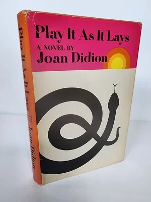 PLAY IT AS IT LAYS Joan Didion NOVEL Reprint Edition FICTION 1970 FIRST NOVEL - Image 1 of 4