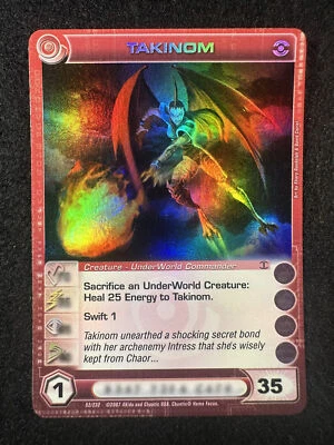 Chaotic TCG Min E 35 Takinom 52/232 DOP 1st Ed Tin Print Super Rare NM/LP - Image 1 of 2
