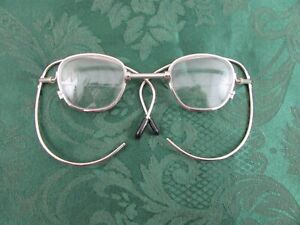 US Military Army Eyeglasses - Spring Bridge - Metal - Medical Doctor Glasses