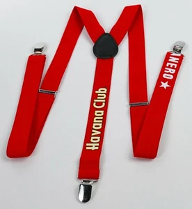 Havana Club Rum Hosenträger "Habanero" Metallclips Unisex rot 8087