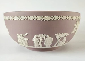 Wedgwood Lilac Jasperware Fruit Bowl Sacrifice - Picture 1 of 9