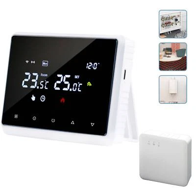 Thermostat WLAN TUYA RF Wasser/Elektrische Fußbodenheizung Gas-Wandkessel 3IN1 - Bild 1 von 4