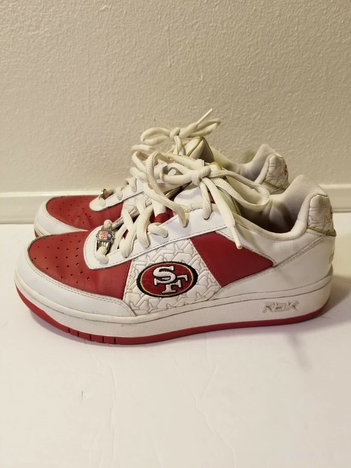 Vintage Reebok NFC-WEST San Francisco 49ers Rare Shoes Size 8 Mens. - Image 1 of 4