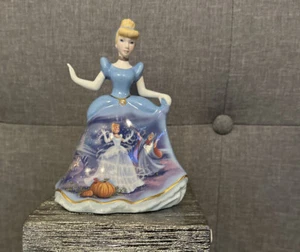 Disney Rare!!! Bradford Edition FOREVER CINDERELLA Bell Figurine - Picture 1 of 5