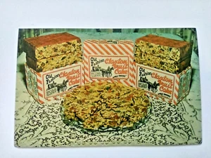 Old Fashion Claxton Fruit Cake Georia GA Vintage Baked Goods Advertising - Picture 1 of 11