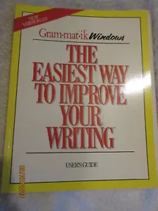 Gram-mat-ik 5 The Easiest Way To Improve Your Writing User's Guide BOOK ONLY - Picture 1 of 2