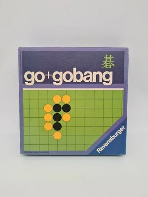 Go + Gobang Ravensburger Alte Ausgabe 1974 Brettspiel Strategie  - Bild 1 von 4