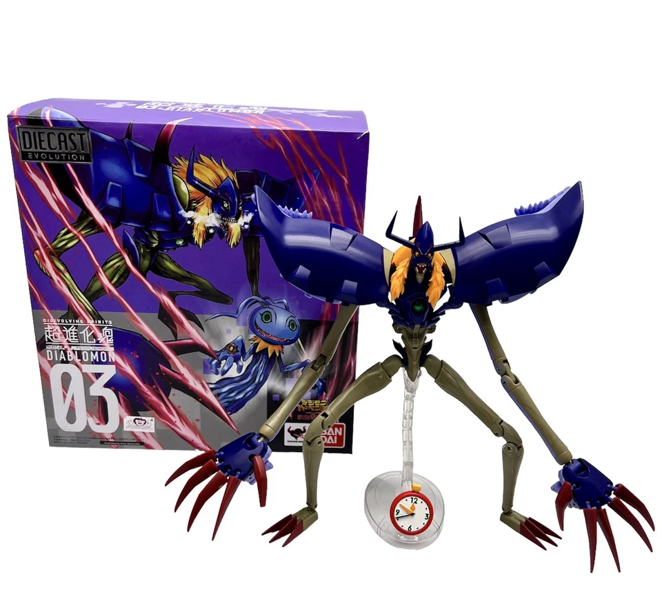 Figura de acción Digimon Diablomon Digivolving Spirits 03 BanDai pieza dañada Foto 1 de 4