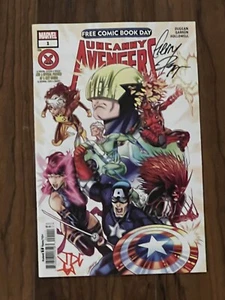 Autografato Uncanny Avengers 1 FCBD 2023 Gerry Duggan Joshua Cassara firmato Comi - Foto 1 di 3