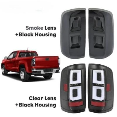 Smoke/Clear LED Tail Lights Lamps Left & Right For Chevrolet Colorado 2015-2022 - Image 1 of 4