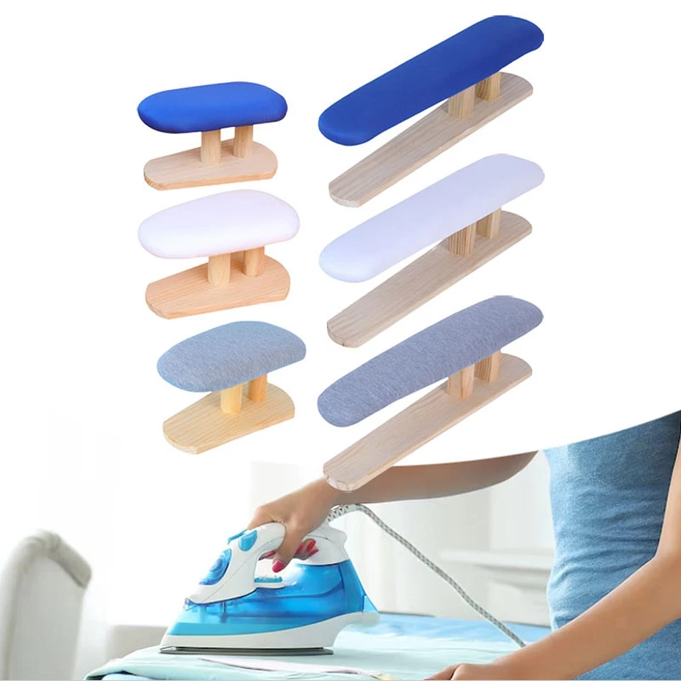 Mini Ironing Board Iron Board Compact Elastic Edge Wood Base for Laundry Room - Image 1 of 1