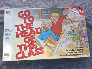 1986 Go To The Head Of The Class Deluxe Edition Vintage Milton Bradley Complete - Picture 1 of 11