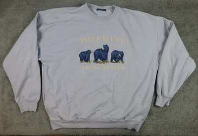 Sudadera Brandy Melville Yosemite Bears Sierra Nevada 1991 Bordada XL Pock Foto 1 de 4