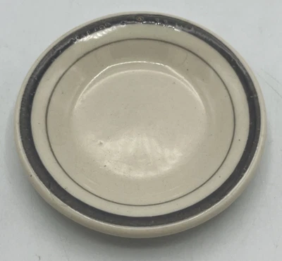 Atlantic Coast Line Railroad China Butter Pat 1949 Sterling East Liverpool Ohio Foto 1 de 4