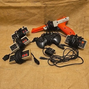 Untested Controllers 3 NES 1 3rd Party NES 1 Nintendo Zapper 1 Sega Genesis 1 RF - Picture 1 of 11
