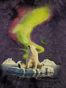 The Mountain T-Shirt Men's Purple Mystic Polar Bear 2XL Retired Logo #1153 NWOT - Picture 1 of 5