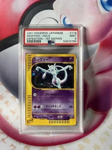 Pokemon Mewtwo Expedition Holo #118 2001 PSA 9 GM 1st Edition Japanese - Picture 1 of 2
