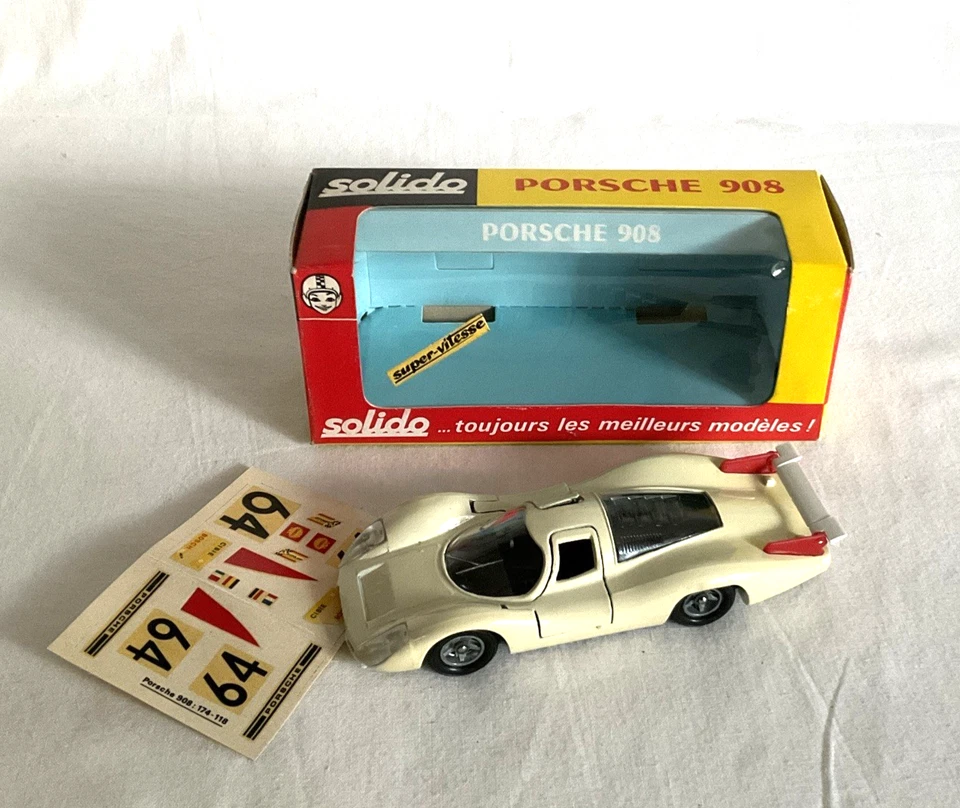 Solido #174: Porsche 908 Long Tail, DE COLECCIÓN 1/43 Diecast Francia con calcomanías ¡NUEVO EN CAJA! Foto 1 de 4