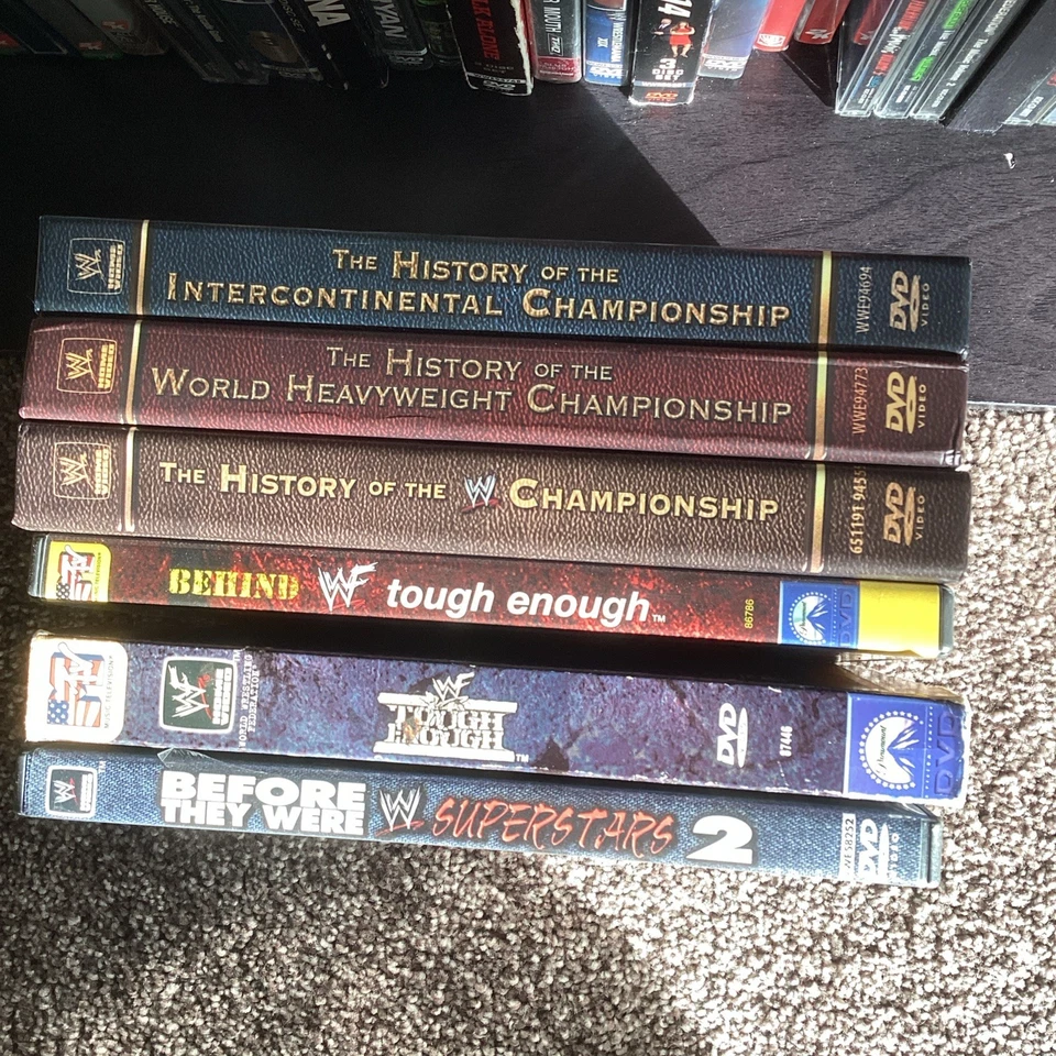 WWE Dvd History Of The Championship Tough Enough Lot Of 6 Foto 1 de 1