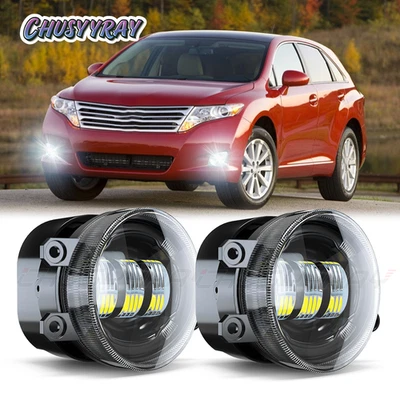 Par de faros antiniebla LED para parachoques delantero para Toyota RAV4 2006 2007 2008-2012 Foto 1 de 4