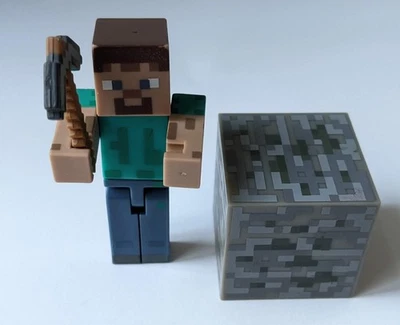 Figura Steve Minecraft Serie 1 (Jazwares, 2014) - Suelta con Accesorios Foto 1 de 4