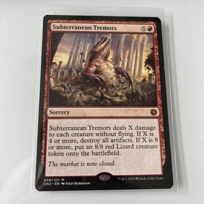Subterranean Tremors [Conspiracy: Take the Crown] Magic MTG NM - Image 1 of 4