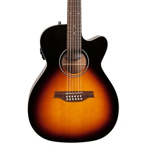 Seagull S12 CH CW GT Presys II 12-String Cutaway Acoustic-Electric Guitar Snbrst - Picture 1 of 8