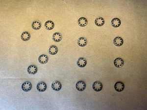 BSA 20X 5/16" AUSSCHÜTTELSICHERE UNTERLEGSCHEIBEN 36-0382 - Bild 1 von 2