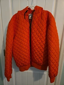 Nova Men Orange Puffer Sz XL (BR41) - Picture 1 of 5