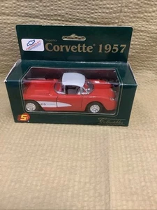 Superior 1957 Chevrolet Corvette Collectable 1:32 Diecast Modellauto SS5709W NEU - Bild 1 von 5
