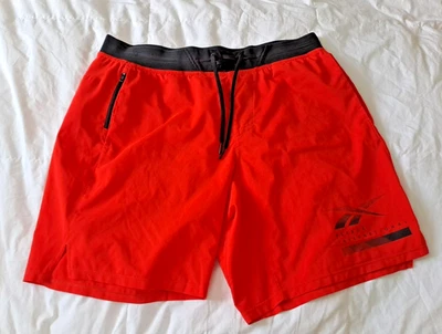 Reebok Speedwick red shorts size large - Image 1 of 4