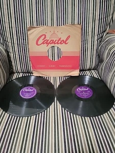 NatKingCole-"Yes Sir..MyBaby & I'll AlwaysRememberYou"-2LP-78RPM-10"-Capitol-VG+ - Picture 1 of 9