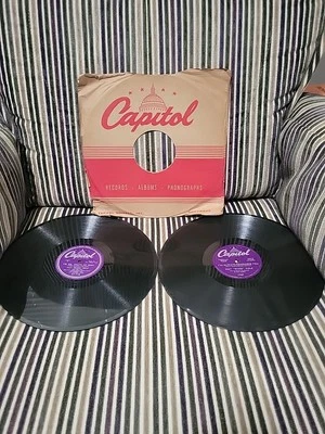 NatKingCole-"Yes Sir..MyBaby & I'll AlwaysRememberYou"-2LP-78RPM-10"-Capitol-VG+ - Image 1 of 4