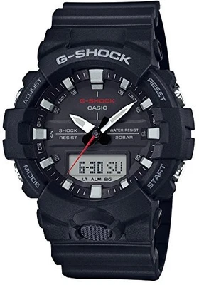 CASIO G-SHOCK GA-800-1AJF Big Case Dual Time Analog Digital Uomo Nero Giappone - Immagine 1 di 4