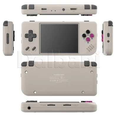 RG28XX Gray Anbernic Retro Handheld Game Console 2.83 Inch IPS Screen 64G - Image 1 of 4