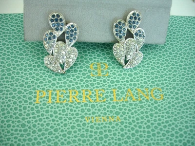 Pierre Lang Ohrringe Lucky RH silber  Zirkonia w. NEU - Bild 1 von 3