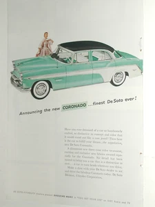 Anuncio DeSoto 1955, sedán De Soto Coronado, foto en color - Imagen 1 de 3
