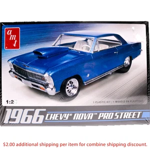 AMT 1966 Chevy Nova Pro Street 1:25 Scale Model Car Kit - Picture 1 of 7