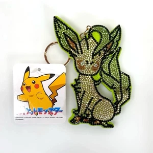 Nuevo Llavero Pokemon Leafeon Estrás Brillo Importación de Japón - Imagen 1 de 3
