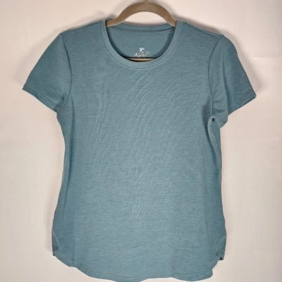 Camisa para mujer Kuhl Born In The Mountains relajada XS azul verde Foto 1 de 4