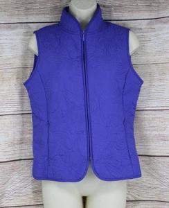 Pendleton Womens Size XS Quilted Puffer Full Zip Vest Purple - Picture 1 of 6