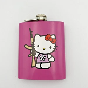 Hello Kitty Flachmann Edelstahl 7 Oz. Pink - Bild 1 von 9