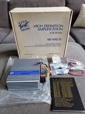Vintage Autotek Model 7100 BTS Bass Thrust Amplifiers - VERY RARE!! - Read Desc - Image 1 of 4