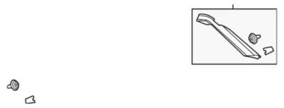 Новый оригинальный производитель Ford Liftgate левая сторона отделки молдинг 2015-2024 края FT4Z-5842411-AA - Изображение 1 из 2