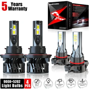 For Ford Explorer Sport Trac 2008-2010 - 4x 6000K LED Headlight + Fog Light Bulb - Bild 1 von 15
