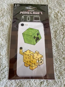 NUEVAS calcomanías adhesivas Mojang Minecraft verde enredadera amarillo guepardo - Imagen 1 de 5