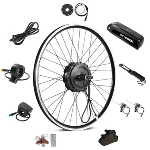Electric Bike Bicycle Conversion Kit 48V 500W 26In Rear Wheel Motor Battery - Picture 1 of 9