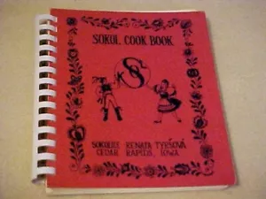1977 Sokol Cookbook Sokolice Renata Tyrsova Cedar Rapids IA - Picture 1 of 2