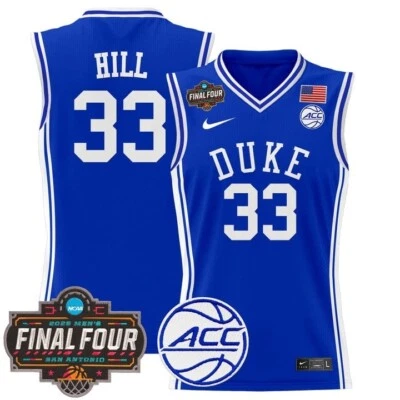Men's Duke Blue Devils 2025 Final Four Patch Jersey Grant Hill - Image 1 of 4