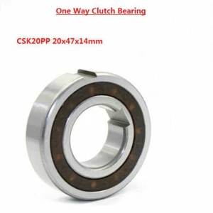 CSK20PP One-Way Precision Clutch Bearing 20x47x14mm Keyway Internal External - Picture 1 of 1